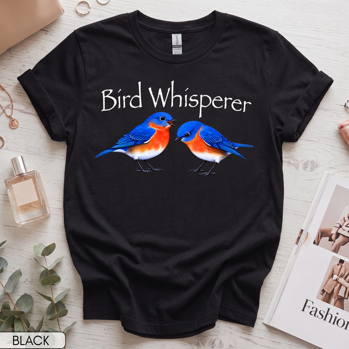 Bird Whisperer Bluebird Women's Short Sleeve T-Shirt