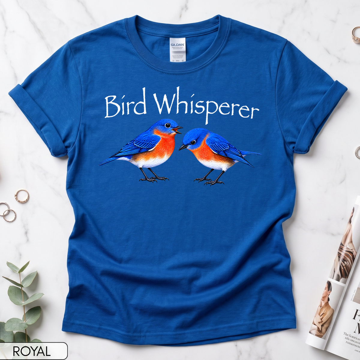Bird Whisperer Bluebird Women's Short Sleeve T-Shirt