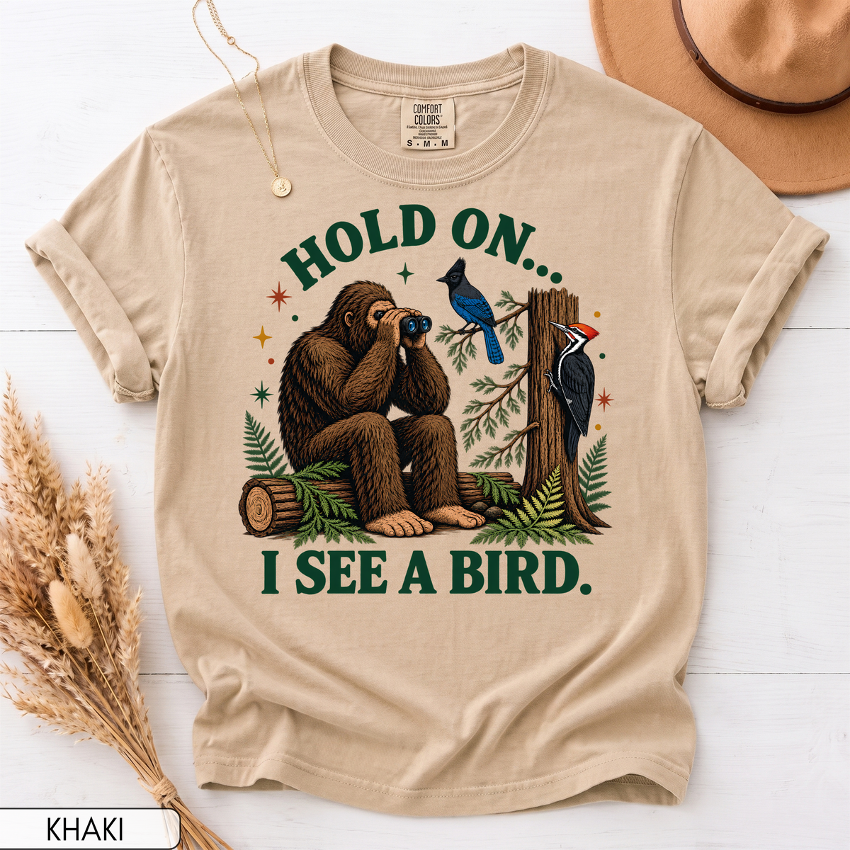 Hold On I See a Bird Unisex T-Shirt