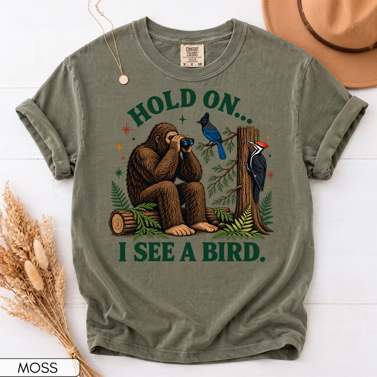 Hold On I See a Bird Unisex T-Shirt