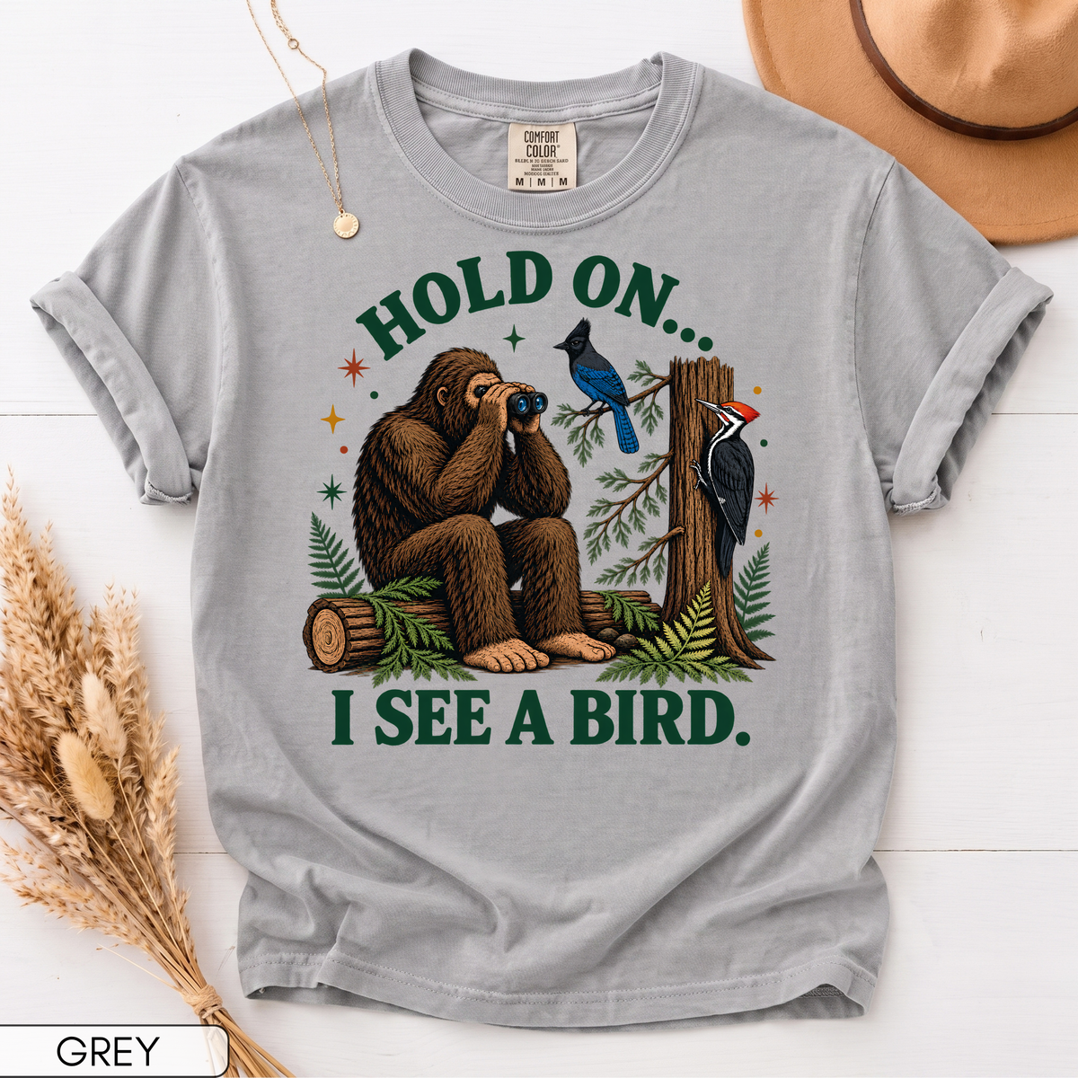 Hold On I See a Bird Unisex T-Shirt