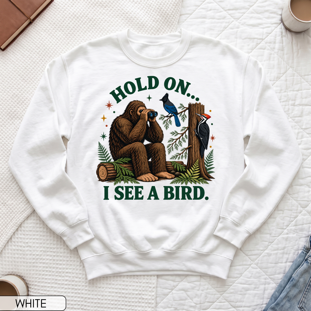 Hold On I See a Bird Unisex Sweatshirt