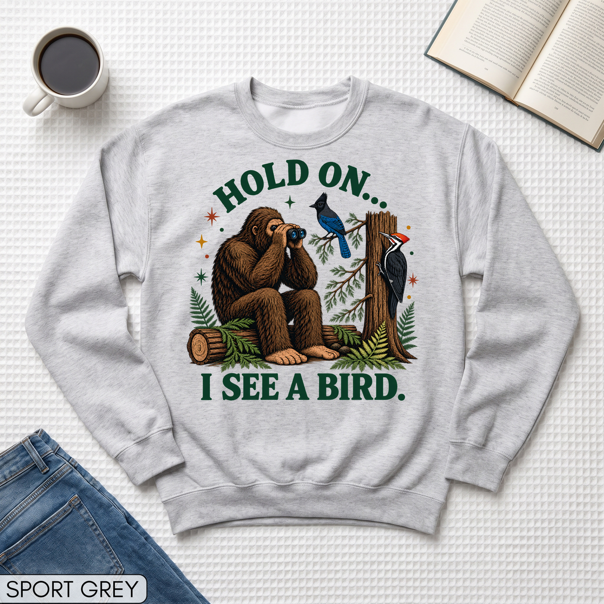 Hold On I See a Bird Unisex Sweatshirt