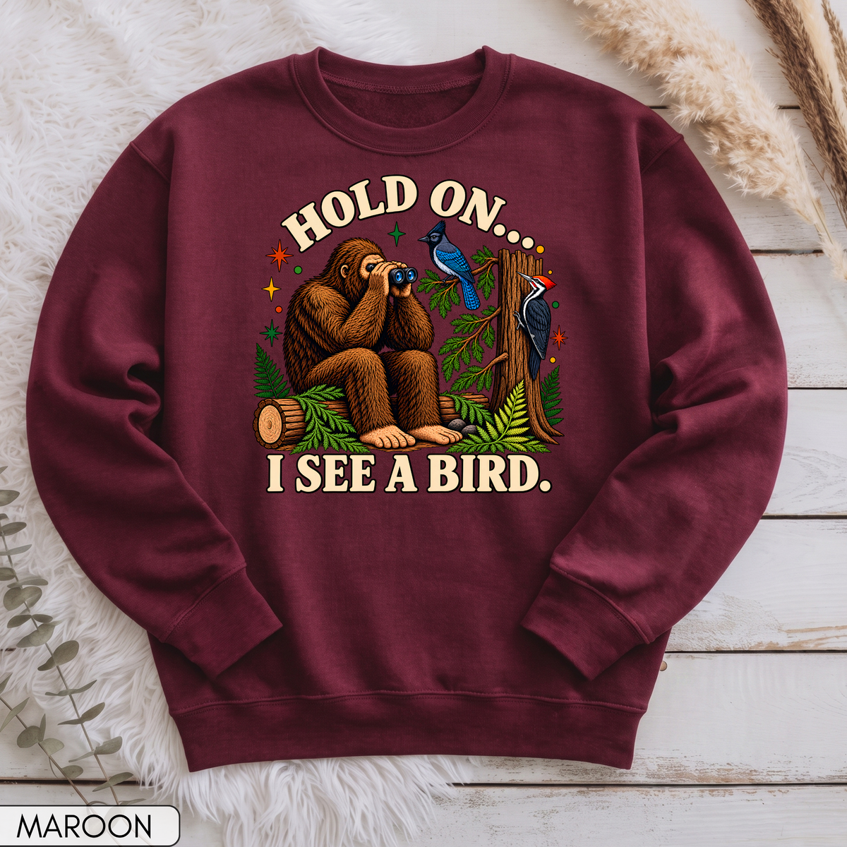 Hold On I See a Bird Unisex Sweatshirt