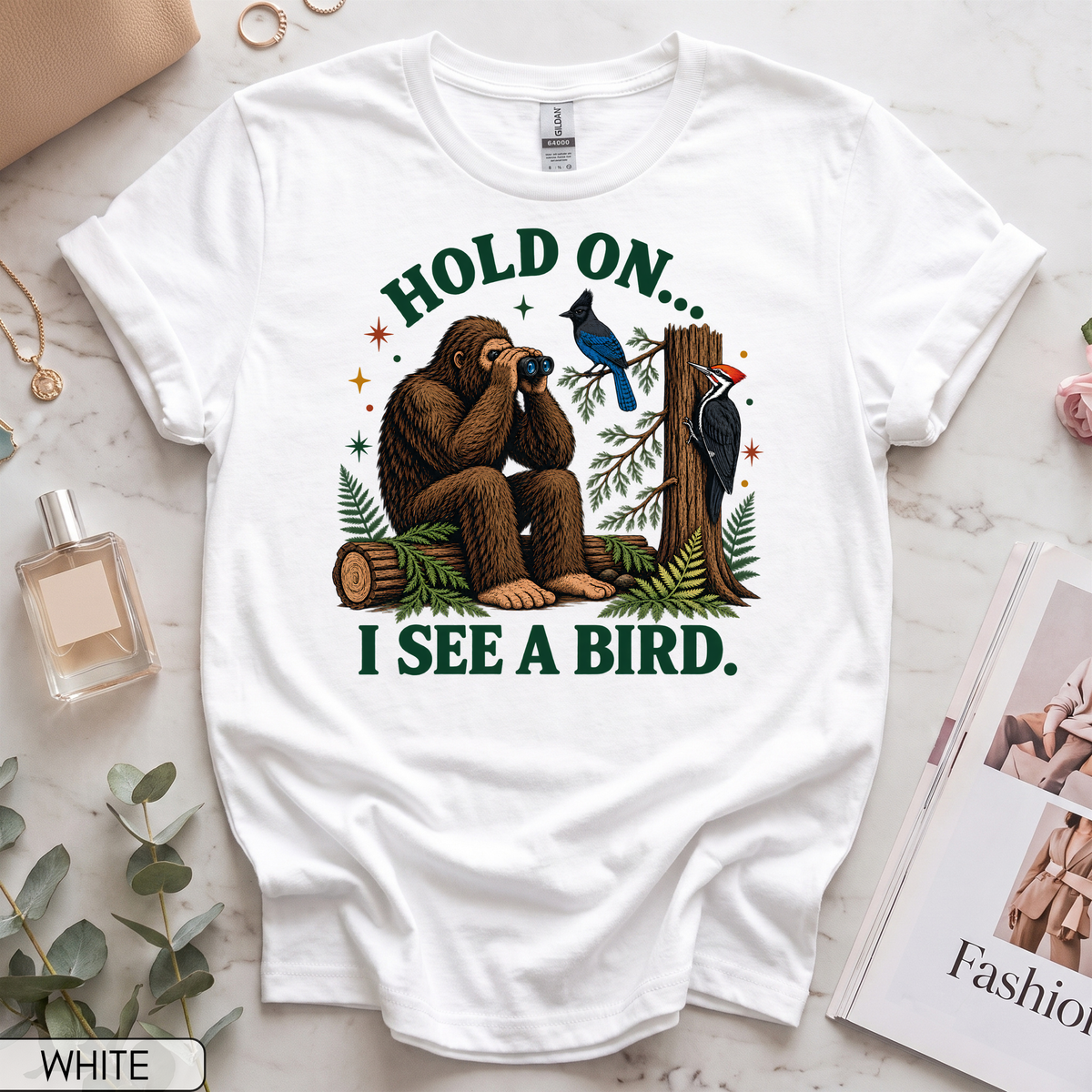 Hold On I See a Bird Women's Short Sleeve T-Shirt