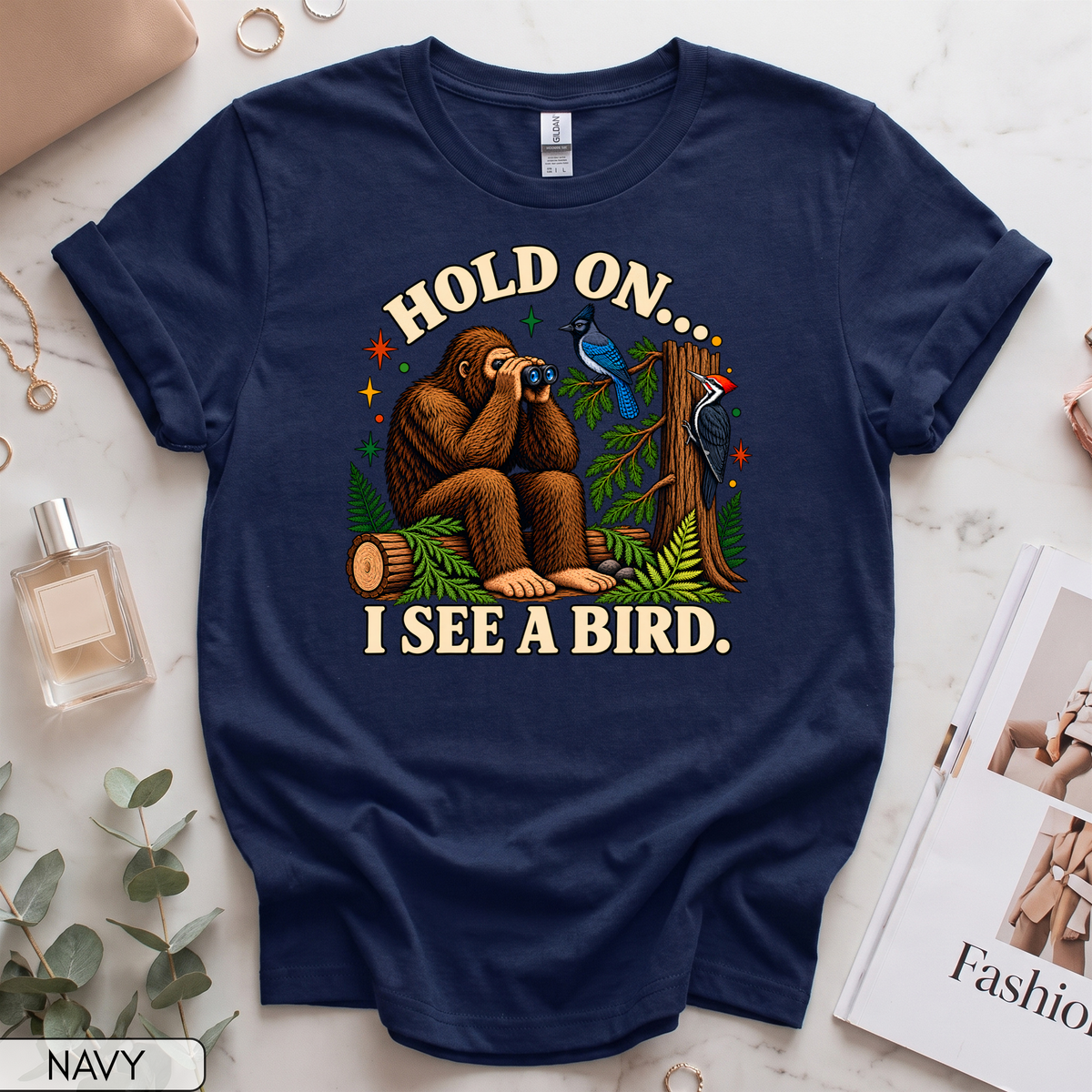 Hold On I See a Bird Women's Short Sleeve T-Shirt