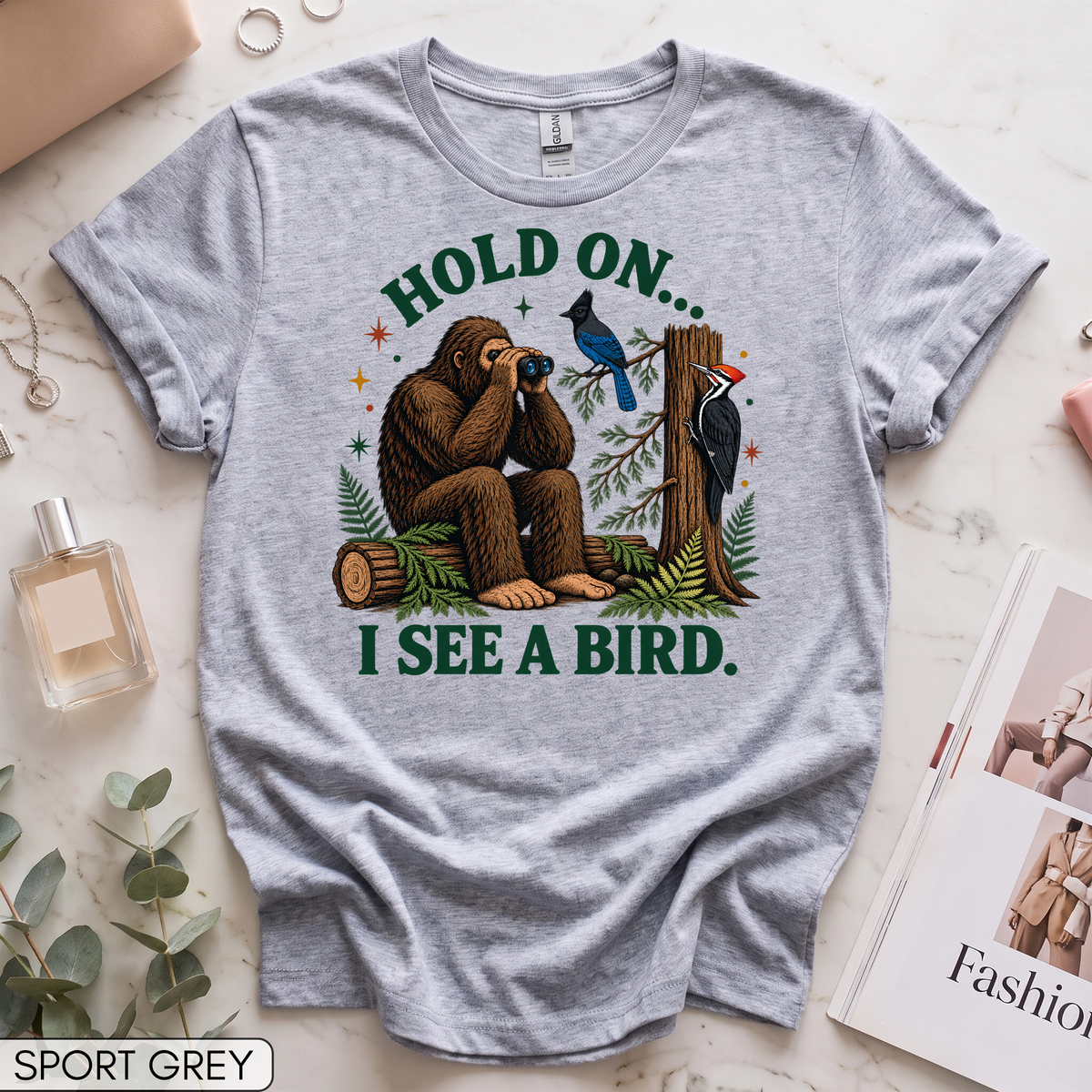 Hold On I See a Bird Women's Short Sleeve T-Shirt