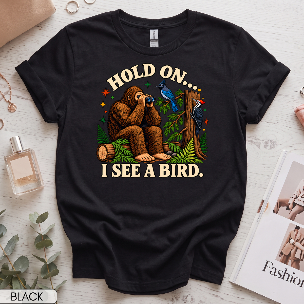 Hold On I See a Bird Women's Short Sleeve T-Shirt